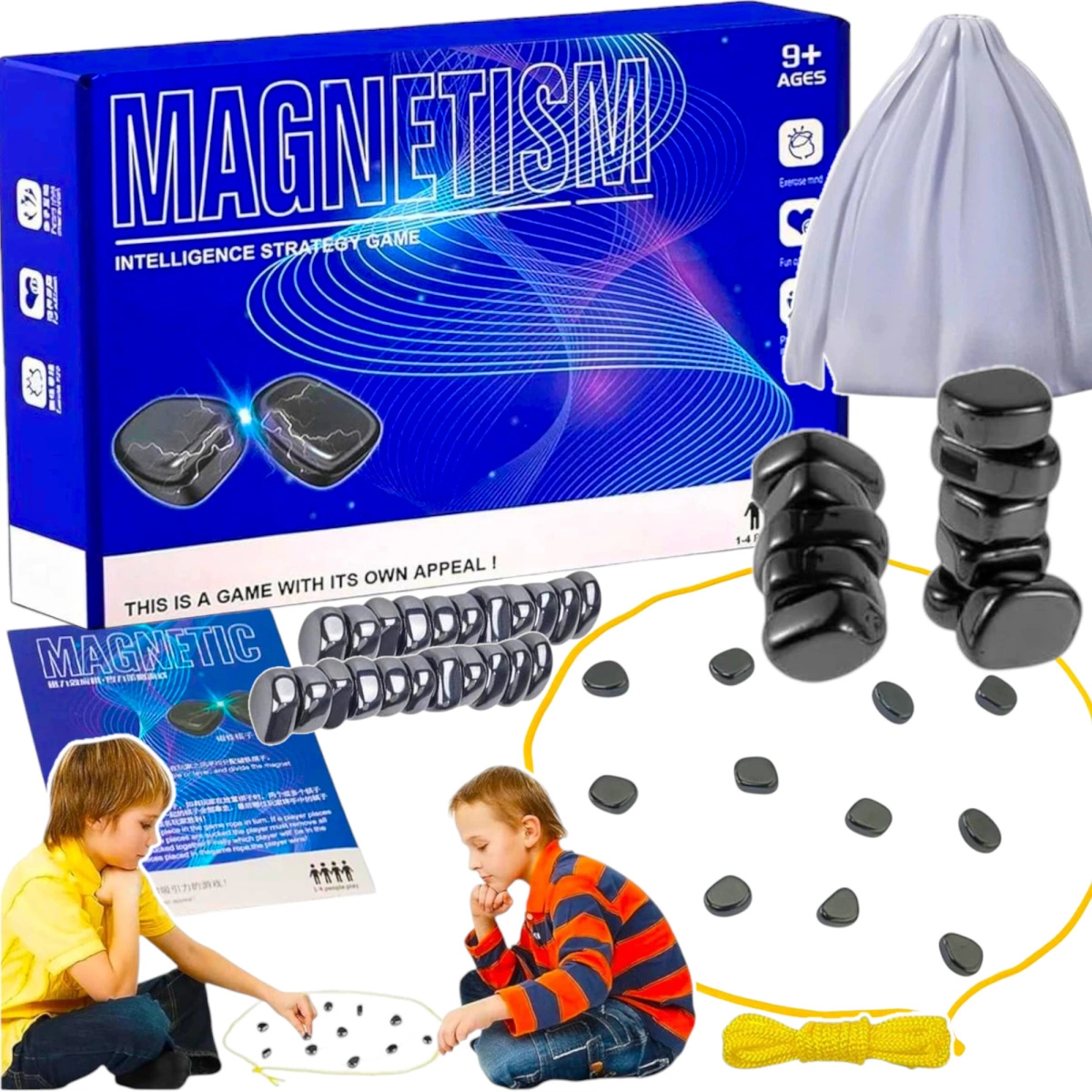 KAMIENIE MAGNETYCZNE DO GRY GRA SZACHY 20 KULEK MAGNETYCZNYCH MAGNETIC