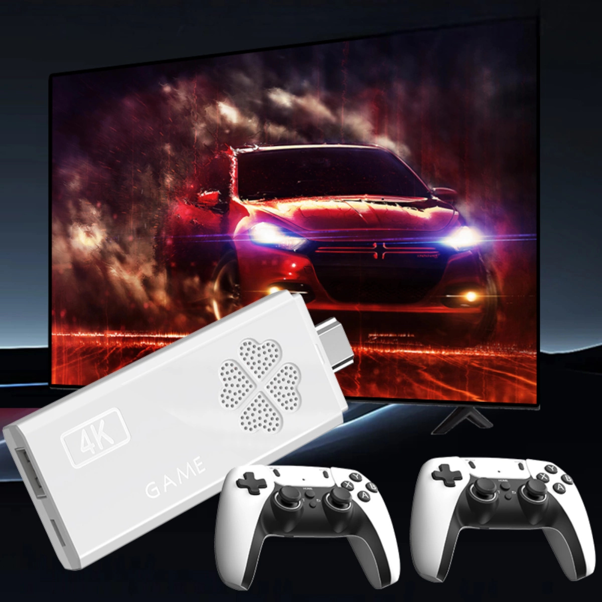 KONSOLA PRZENOŚNA RETRO M8 40000 GIER 2 PADY HDMI 4K PRO GIERKA TELEWIZYJNA