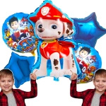 PSI PATROL ZESTAW 5 BALONÓW BALON MARSHALL RYDER BALONY NA URODZINY IMPREZĘ