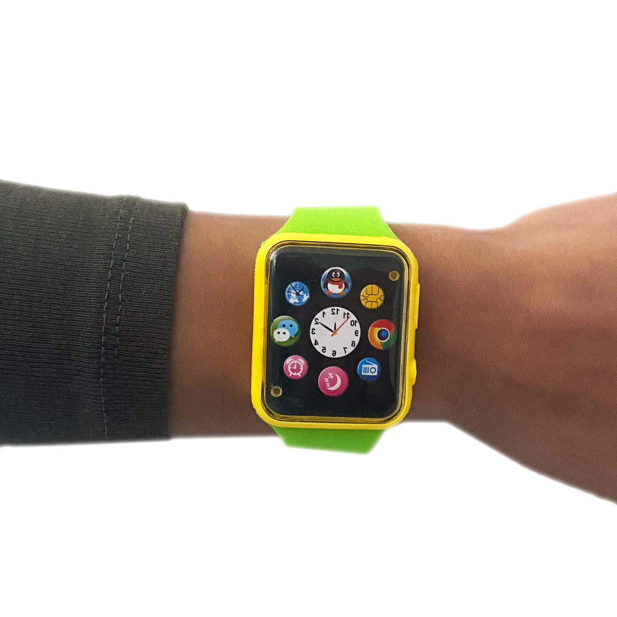 ZABAWKOWY SMARTWATCH DLA DZIECI PIERWSZY ZEGAREK KOLOROWY IMITACJA