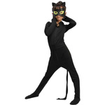 STRÓJ CZARNY KOT Z BAJKI MIRACULUM KOSTIUM KOCICA OPASKA MASKA PRZEBRANIE