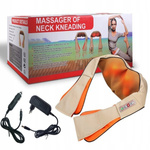 MASAŻER SZYI KARKU RAMION PLECÓW SHIATSU GŁOWICE SPRĘŻYNUJĄCE DZIEŃ MATKI