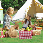 MATA PIKNIKOWA NA PLAŻĘ KOC BIWAKOWY WODOODPORNA PRZENOŚNA DUŻA 2x2m KRATA