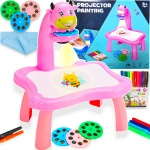 TABLICA DO RYSOWANIA Z PROJEKTOREM MAGICZNY STOLIK DO MALOWANIA DUŻY XL
