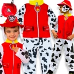 PSI PATROL STRÓJ MARSHALL STRAŻ PRZEBRANIE NA BAL KOSTIUM ROZMIAR L 122-134