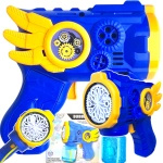 PISTOLET DO BANIEK MYDLANYCH MASZYNKA WYRZUTNIA BAŃKI MYDLANE + PŁYN