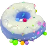 GNIOTEK ANTYSTRESOWY SENSORYCZNY DONUT PĄCZEK Z POSYPKĄ SQUISHY DONAT
