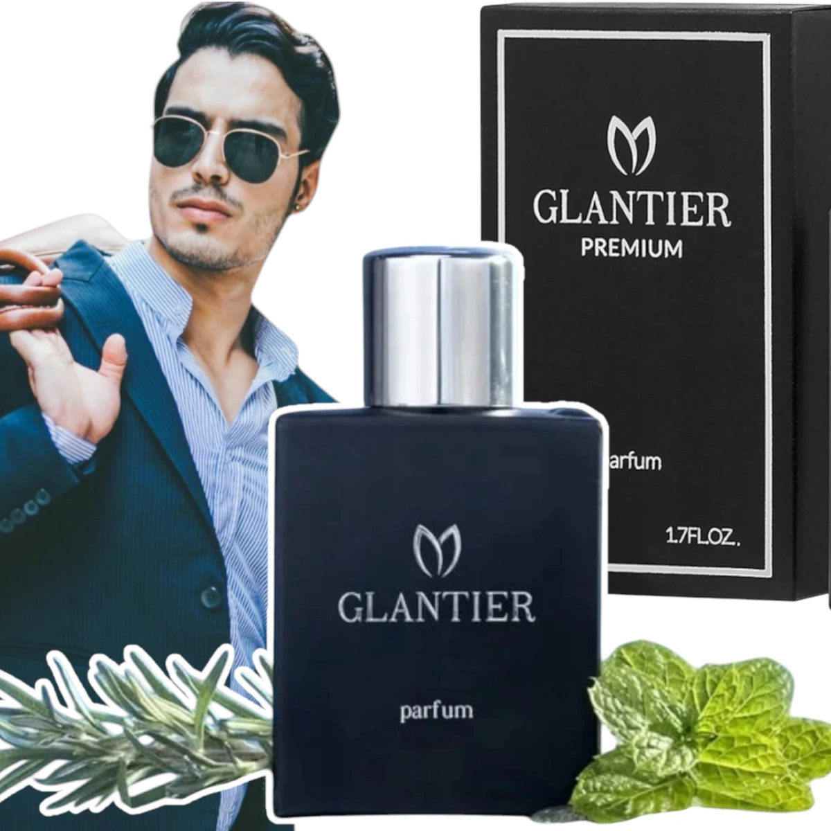 GLANTIER 717 PERFUMY DLA MĘŻCZYZN 50ml  CYTRUSOWA ŚWIEŻOŚĆ ZAPACH MĘSKI