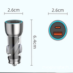 SZYBKA ŁADOWARKA SAMOCHODOWA USB USB-C QC 3.0 PD 52W DO ZAPALNICZKI MOCNA