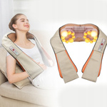 MASAŻER SZYI KARKU RAMION PLECÓW SHIATSU GŁOWICE SPRĘŻYNUJĄCE DZIEŃ MATKI