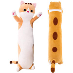 PODUSZKA PLUSZOWA MASKOTKA DŁUGI KOT ZAGŁÓWEK 70cm