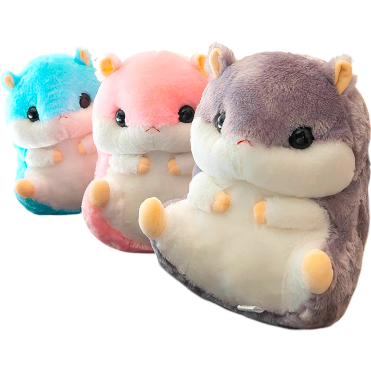 CHOMIK Z KOCYKIEM DUŻA MASKOTKA PRZYTULANKA PODUSZKA KOCYK PLUSZAK 35CM