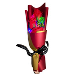 WIECZNA RÓŻA W PUDEŁKU ŚWIĘCĄCA FLOWER BUKIET RÓŻ NA PREZENT NA DZIEŃ MATKI