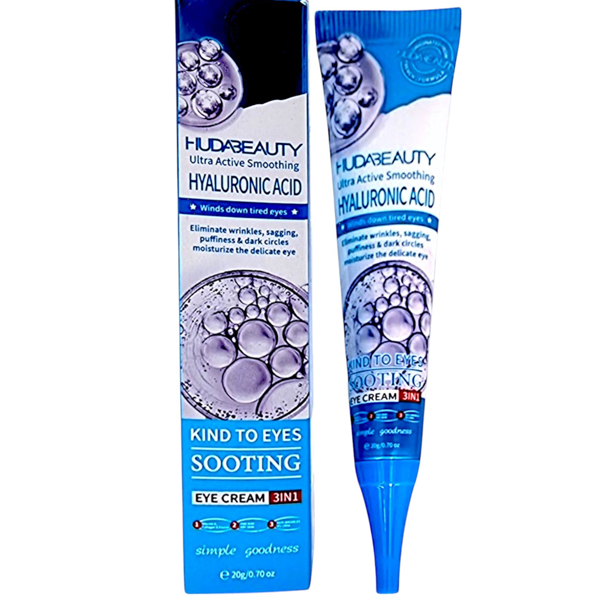 HB KREM POD OCZY 3w1 Z KWASEM HIALURONOWYM 20g INTENSYWNA REGENERACJA