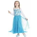 ELSA STRÓJ NA BAL SUKIENKA DŁUGA PRZEBRANIE DLA DZIEWCZYNKI KRAINA LODU