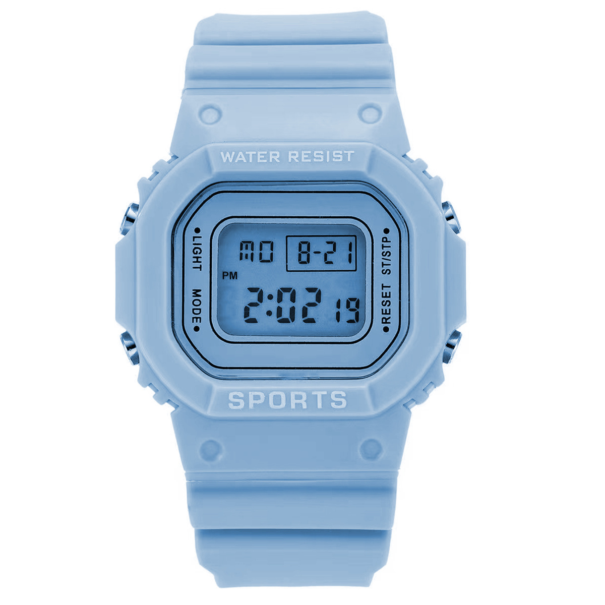 STYLOWY SPORTOWY ELEKTRONICZNY ZEGAREK DZIECIĘCY KWARCOWY DATA KOLORY  