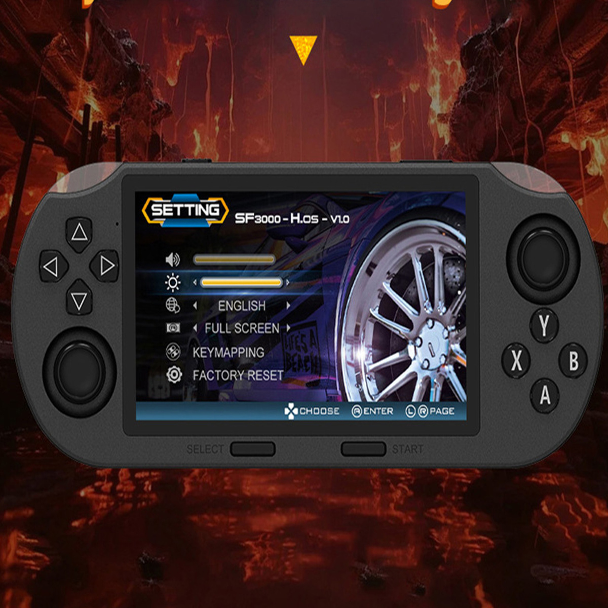 Konsola Retro SF3000HD 2000+ gier przenośna konsola dla dzieci i dorosłych