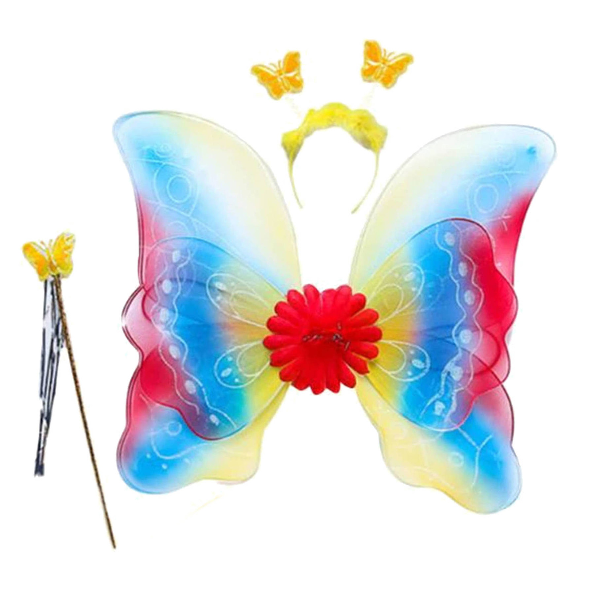 STRÓJ MOTYLEK PRZEBRANIE MOTYL DLA DZIEWCZYNKI 3w1