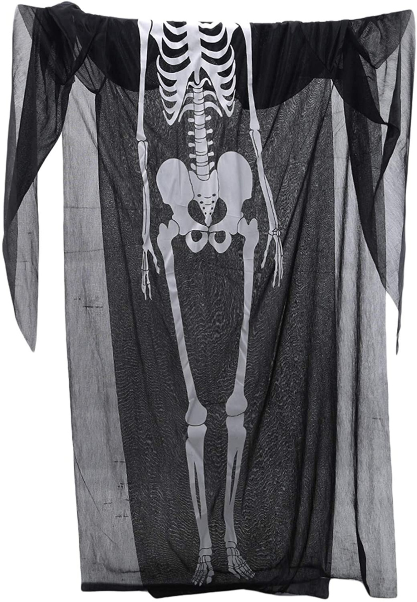 PRZEBRANIE NA HALLOWEEN STRÓJ KOŚCIOTRUP TRUP SZKIELET SZKIELETOR LUŹNY