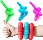 RURKA RURKI RURY SENSORYCZNE ANTYSTRESOWE TUBA ZABAWKA SENSORYCZNA GNIOTEK