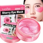 SADOER HYDROŻELOWE PŁATKI POD OCZY Z EKSTRAKTEM Z RÓŻY DAMACEŃSKIEJ 60szt.