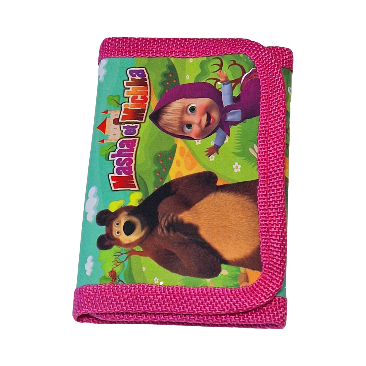 SUPER ZESTAW DLA DZIECI ZEGAREK + PORTFELIK Z MOTYWEM MASZA I NIEDŹWIEDŹ