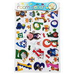 NAKLEJKI 3D NA ŚCIANĘ DLA DZIECI CYFERKI ZWIERZĘTA OZDOBA POKOJU NA ŚCIANĘ