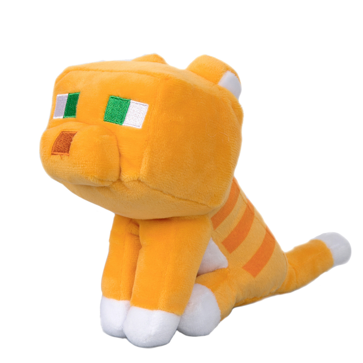 MINECRAFT RUDY KOT LIS DUŻA MASKOTKA Z GRY PLUSZAK FIGURKA  MIĘKKA KOTEK