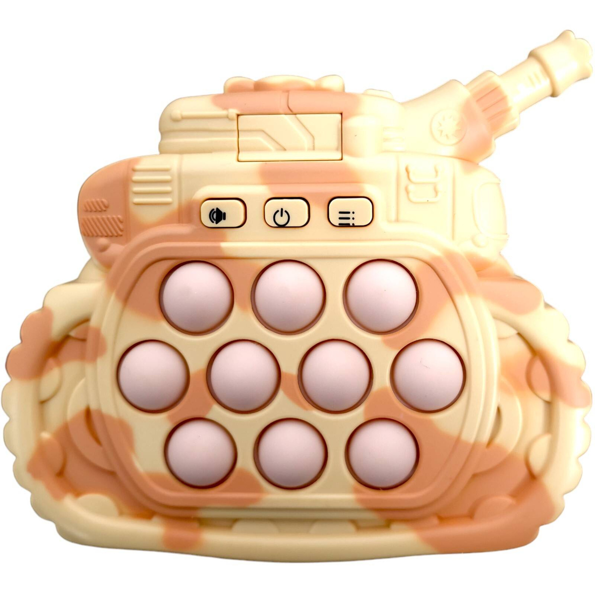 GRA ZRĘCZNOŚCIOWA POP IT ANTYSTRESOWA ELEKTRYCZNA KONSOLA CZOŁG GIERKA PUSH