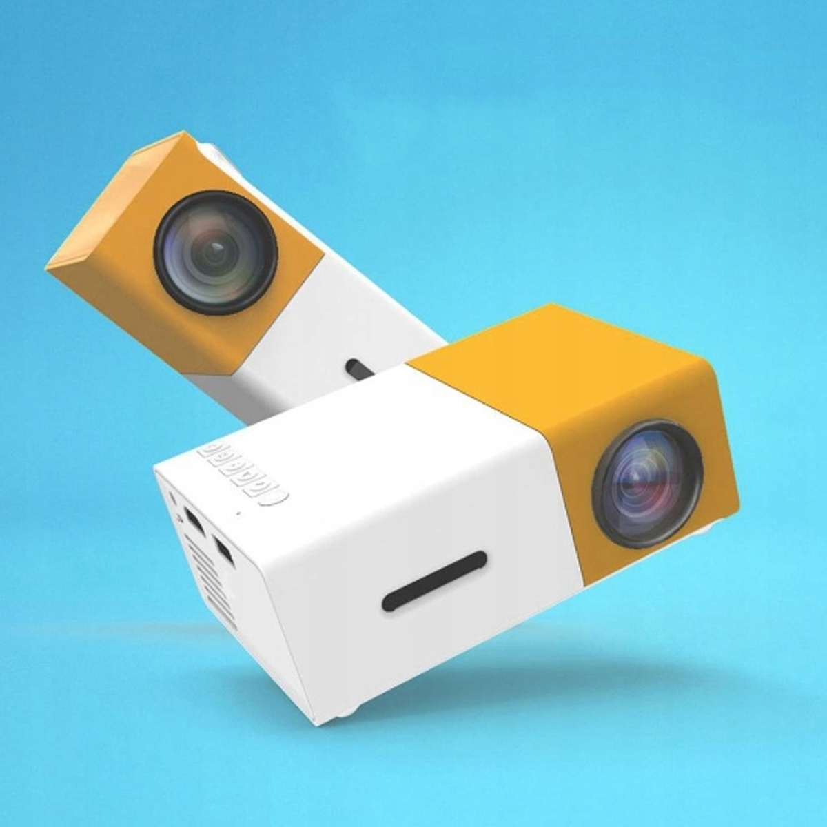 PRZENOŚNY MINI RZUTNIK PROJEKTOR LED FULL HD PRO KINO W DOMU FILMY BAJKI