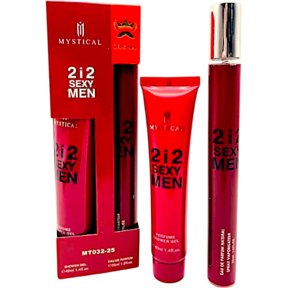 ZESTAW DLA MĘŻCZYZN ŻEL DO MYCIA CIAŁA 40ml + PERFUMETKA 35ml 2i2 SEXY MEN
