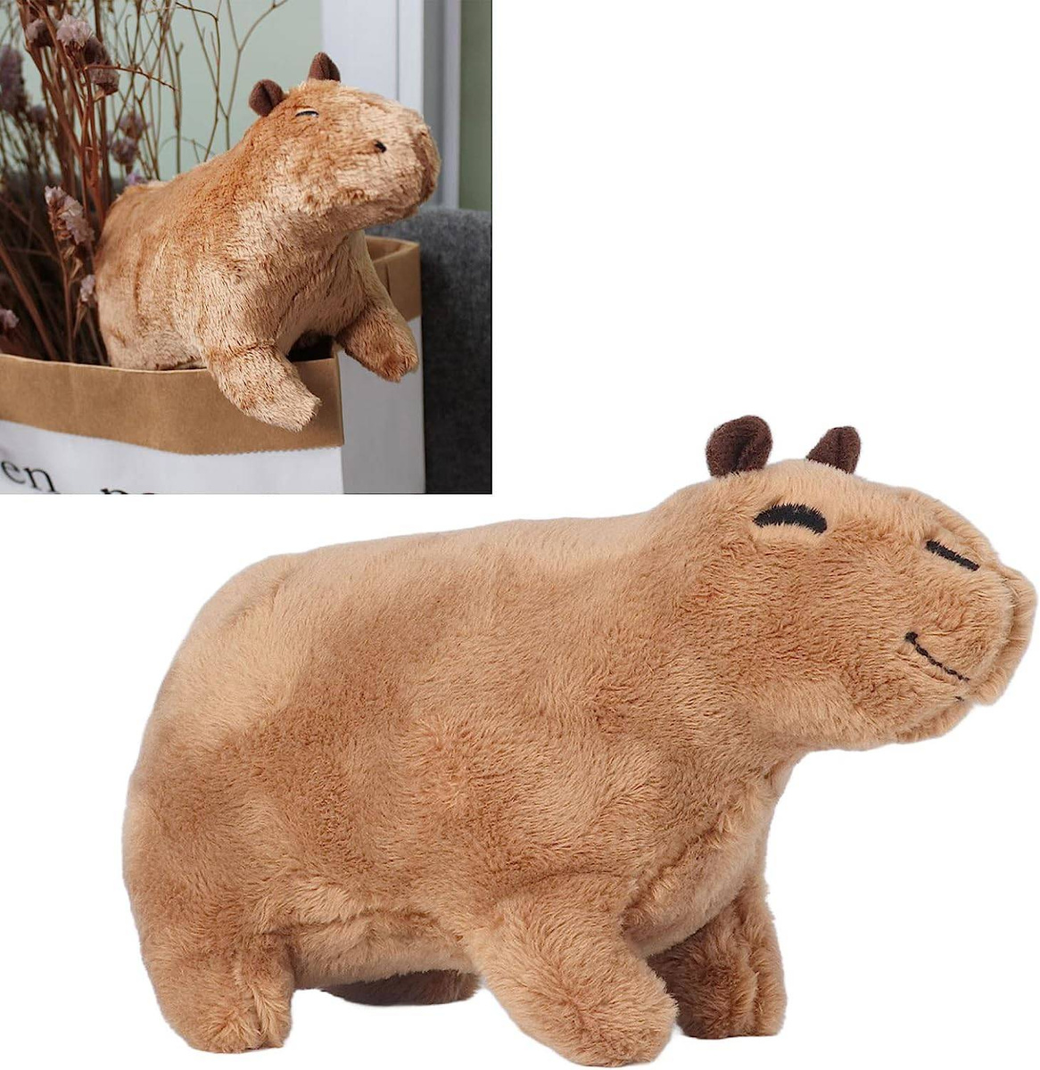 KAPIBARA PLUSZAK CAPYBARA MASKOTKA DLA DZIECI 36CM DUŻA PRZYTULANKA MIĘKKA