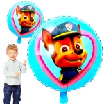 BALON FOLIOWY URODZINOWY 45cm PSI PATROL PIESEK CHASE NA URODZINY DZIECKA