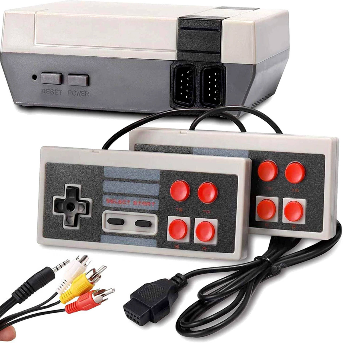 GRA TELEWIZYJNA KONSOLA RETRO TV AV 620 GIER 2x PAD MARIO GRY VIDEO GIERKA