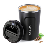 KUBEK TERMICZNY TERMOS WYŚWIETACZ LED TEMPERATURA DO SAMOCHODU 510ML MODNY