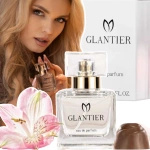 GLANTIER 477 PERFUMY DLA KOBIET 50ml KWIATOWO PRALINOWY ZAPACH DAMSKI