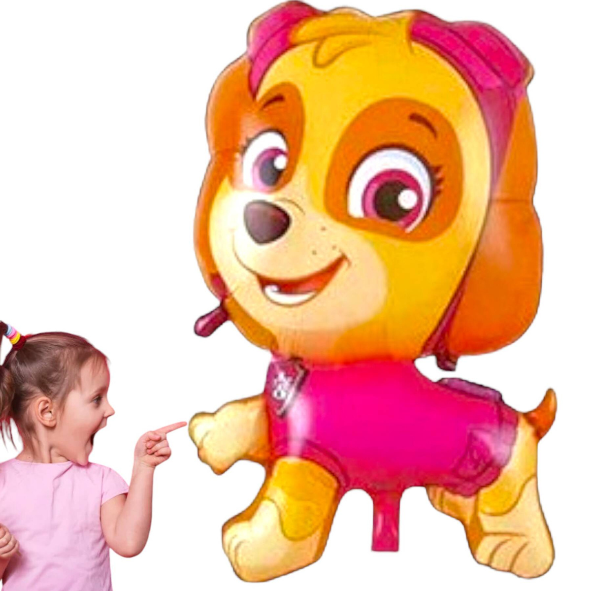 BALON FOLIOWY URODZINOWY 67cm PSI PATROL PIESEK SKYE NA URODZINY IMPREZĘ