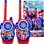 SUPER MARIO WALKIE TALKIE ŁOKI TOKI DWIE KRÓTKOFALÓWKI 2x SŁUCHAWKA 