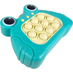 GRA ELEKTRONICZNA POP IT ZRĘCZNOŚCIOWA ANTYSTRESOWA ŻABKA POPIT KONSOLA 