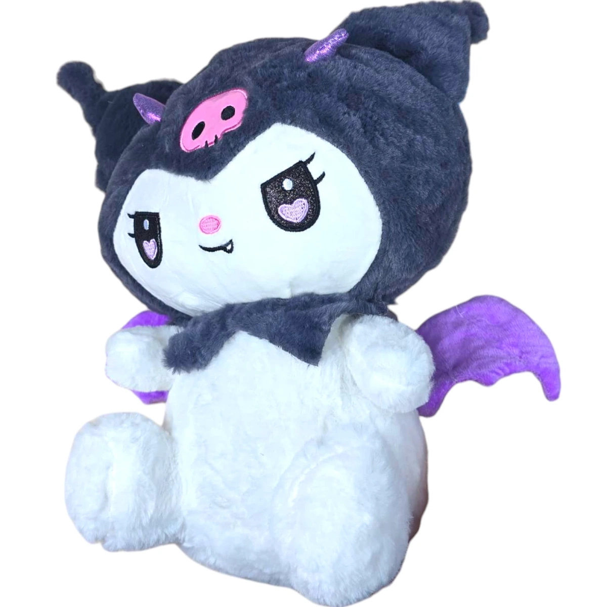 MASKOTKA KUROMI PLUSZOWA PRZYTULANKA MIĘKKI PLUSZAK DUŻY 35CM HELLO KITTY
