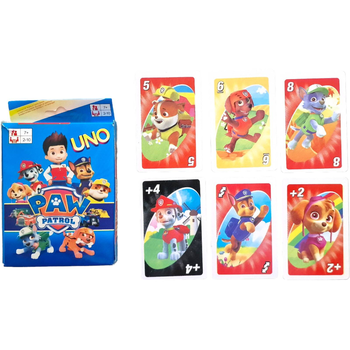 GRA KARCIANA UNO PSI PATROL DLA DZIECI KARTY DO GRY TOWARZYSKA PAW PATROL