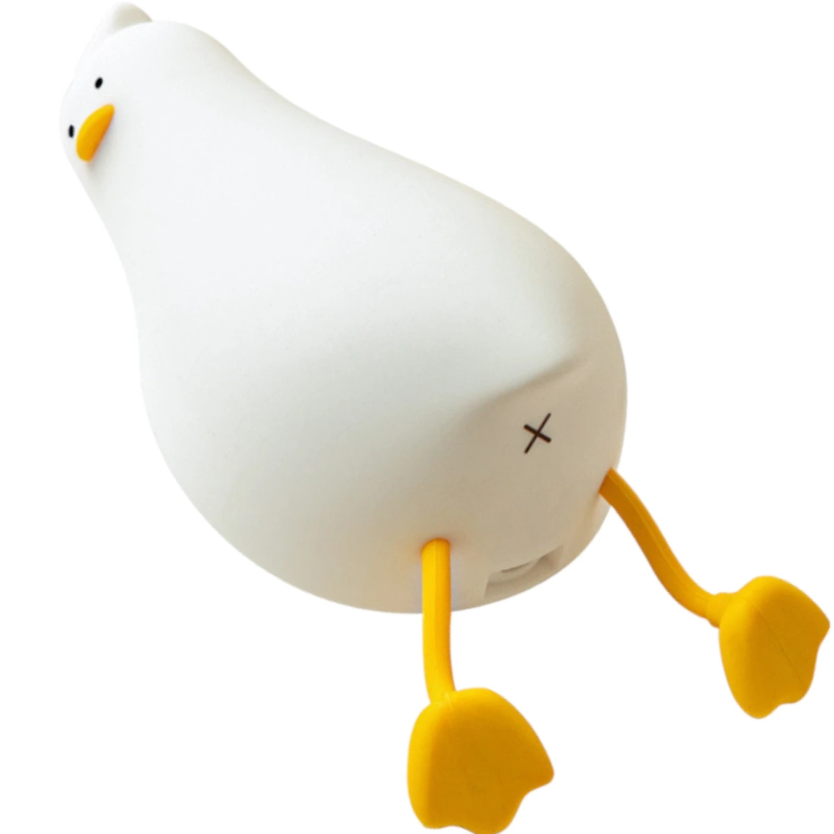 LAMPKA NOCNA LED LEŻĄCA KACZKA DLA DZIECI NA PREZET KOLORY RGB TIMER USB