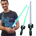 DŁUGI MIECZ ŚWIETLNY ŚWIECI GWIEZDNE WOJNY 72 CM EFEKTY DŹWIĘKOWE KOLOROWY