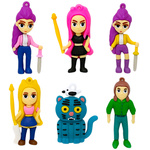 K-POP ŁOWCZYNIE DEMONÓW - Saszetka niespodzianka 3 karty + figurka KPOP