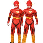 STRÓJ DLA CHŁOPCA DC THE FLASH PRZEBRANIE NA BAL KOSTIUM NA IMPREZĘ 128-134