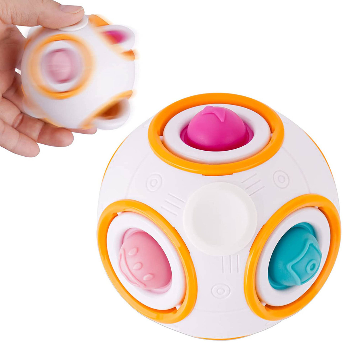 MAGICZNA KULA PIŁKA SENSORYCZNA ZABAWKA ANTYSTRESOWA KULKA PIŁECZKA GNIOTEK