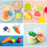 SUPER CLAY PLASTELINA PIANKOLINA GLINA KREATYWNA SENSORYCZNA +AKC 6 KOLORÓW