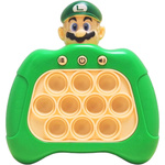 KONSOLA POP IT SUPER MARIO LUIGI GRA ELEKTRONICZNA ANTYSTRESOWA 30 POZIOMÓW