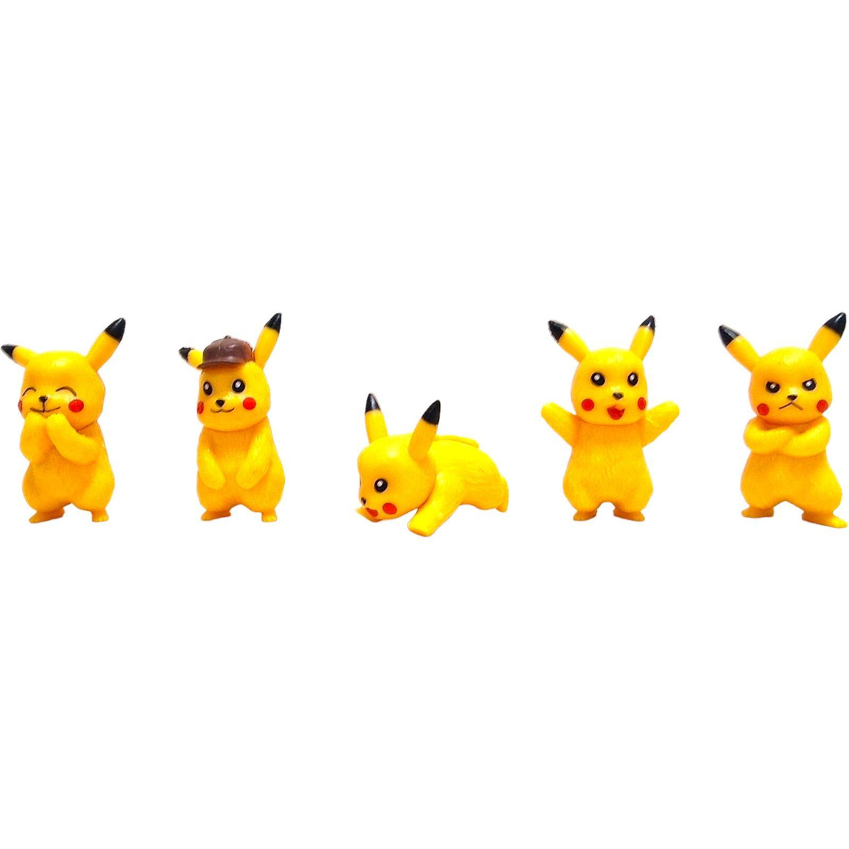 DUŻY ZESTAW FIGUREK POKEMON PIKACHU DUŻA FIGURKA Z BAJKI 5 SZTUK DO ZABAWY