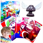 SASZETKA FIGURKA SUPER MARIO NIESPODZIANKA + 3 KARTY KOLEKCJONERSKIE DO GRY
